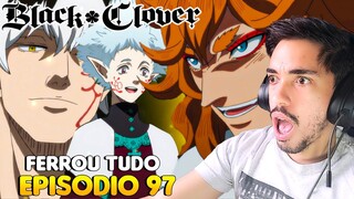 MEREOLENA VS RILL E RAIA | REACT BLACK CLOVER EPISÓDIO 97 | ASSISTINDO PELA PRIMEIRA VEZ