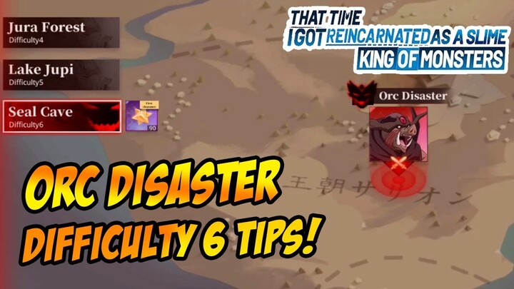 TIPS MENGALAHKAN ORC DISASTER SUBJUGATION DIFFICULTY 6 - TENSURA : KING OF MONSTER INDONESIA