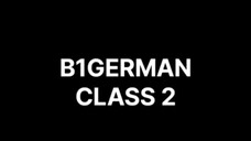 B1 German Class 2