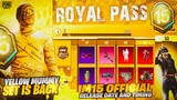 Yellow Mummy Set Is Back | M15 Royal Pass Offical Release Date And Timing | Pubg Mobile |NotCharlie