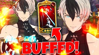 BUFFED!! FULL UR GEAR LV.100 GREEN SHIN OBLITERATES PVP NOW! | Seven Deadly Sins: Grand Cross