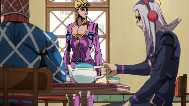 JOJO famous scene: Apacha and gangster shake