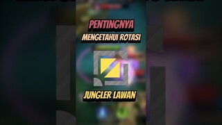 Pentingnya mengetahui rotasi jungler lawan #mlbb #mobilelegends #mlbbcreatorcamp