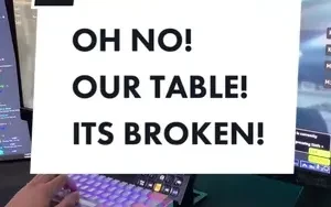 อ้าว โต๊ะแตก! 🤷‍♂️