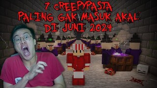 FIX INILAH 7 Creepypasta TERANEH Yang Pernah Ada Di Minecraft Pt.79 (3 JUMPSCARE Katanya)