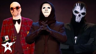 CREEPY TOP 3 Masked Magicians on Got Talent | Magicians Got Talent
