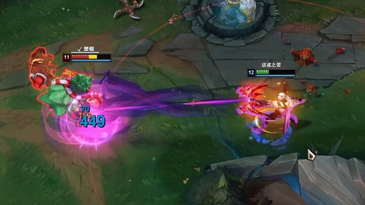 Vladimir has already swung his bow into a blur!