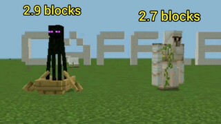 Minecraft Tallest Mob Challenge! Can You Guess Who’s Biggest? 😱📏 #MinecraftChallenge
