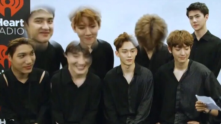 EXO interview awkward chat—don’t click this video while you’re eating!