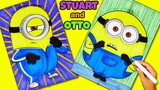 Minions The Rise Of Gru: Relaxing Coloring of Stuart and Otto