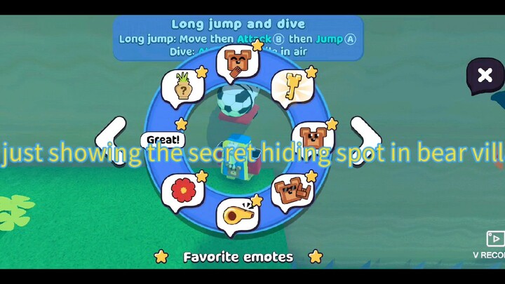 secret bear village hiding spot😲