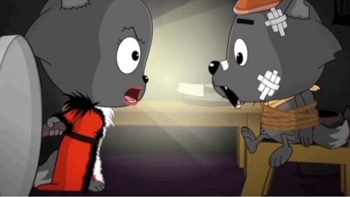 Big Bad Wolf becomes Pleasant Goat, forgets the oath he made to his wife, all for a plate of fried e