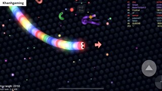 Slitherio AI 100000 Score Epic Slitherio Gameplay 91_ 4