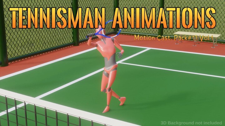 Trailer Tennisman animations Pack (Motion Cast#13 - Vol1)