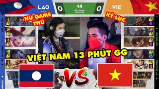 [SEA Games 31 LMHT] Highlight Việt Nam vs Lào lượt về: GAM xác lập siêu kỷ lục 13 phút GG