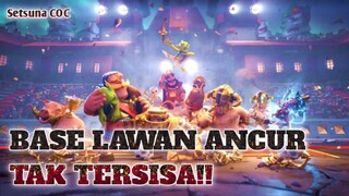 BASE LAWAN ANCUR TAK TERSISA OLEH SEKAWANAN NAGA!! | CLASH OF CLANS INDONESIA