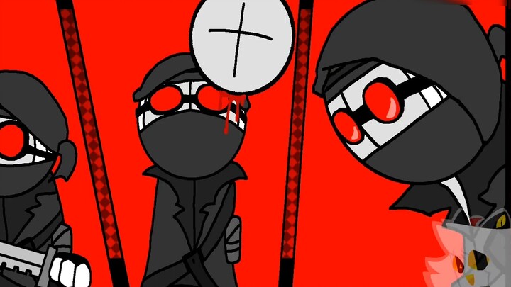 Pertempuran gila/kekerasan diba】Syn psycho animation meme