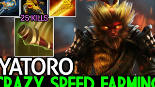 YATORO ราชาลิง Crazy Speed Farming Pro Carry 1000 XPM Dota 2