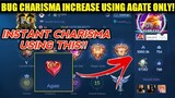 BUG! CHARISMA INCREASE USING AGATE ONLY 100% WORKS! MOBILE LEGENDS
