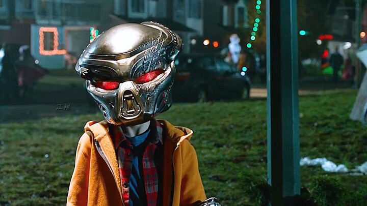 What happens when a child wears the Predator's mask?