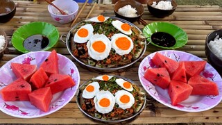 Ra vườn hái cà tím vô làm món lạ,niềm vui lớn khi nhận được hai chú cún con| ATCL T217