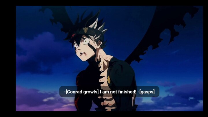 Black Clover : Asta vs Conrad Final