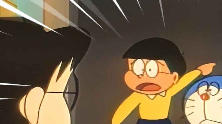 Nobita: I am dying of laughter. You can’t even imagine how happy I am when school starts.