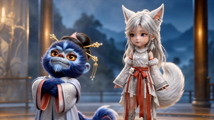 ซีรีส์สั้นจากสมุดภาพจันทราเงิน: ลิงที่พวกคุณอยากดูก็มาร่วมแสดงแล้ว