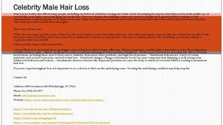 Celebrity Male Hair Loss