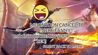 FANNY CANCEL NERF? | Mobile Legends