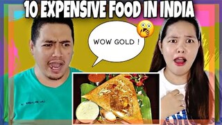 Wow! 10 Expensive Food in India! | Fiilipino Couple Reaction
