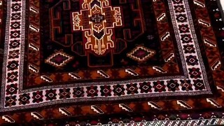 Afghan handwoven pure wool carpets are of particularly good density and quality
