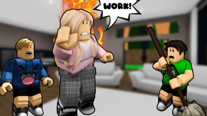 ROBLOX Brookhaven 🏡RP - ช่วงเวลาฮาๆ เด็กบุญธรรมถูกแม่เลี้ยงและพี่ชายต่างข่มขู่