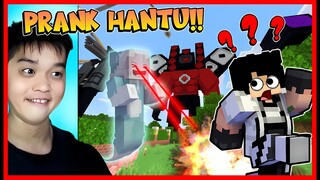 PRANK PALING NGAKAK !! SENSEI @azuyasurya1  BERTEMU DENGAN HANTU ATUN !! Feat @sapipurba Minecraft