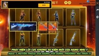 Free Fire|Phát hiện lỗi cực căng sự kiện mới cửa hàng như ý - MAG 7 huyền thoại giá bằng súng thường