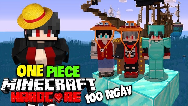 KiraMC Tóm Tắt 100 Ngày Minecraft Sinh Tồn Siêu Khó Của 3 Anh Em Hải Tặc !! OnePiece Hardcore