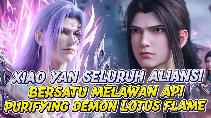 XIAO YAN MENGHADAPI API PURIFYING DEMONIC LOTUS FLAME  BATTLE THROUGH THE HEAVEN