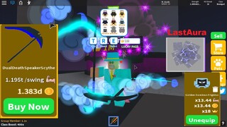 Update Saber Simulator Got Last Saber ⚡ New Aura ⚡ Dominus Pet (ROBLOX)