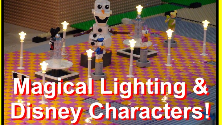 Magical Lighting & Disney Characters!
