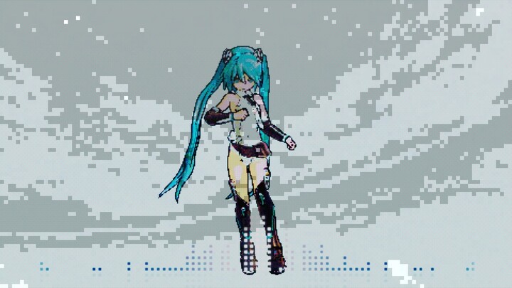 【MMD】 【Gaya Piksel】 【まままgaya Hatsune Miku】【8-bit】アスノヨゾラ Kelas Penjaga/Kelas Penjaga Langit Malam Bes