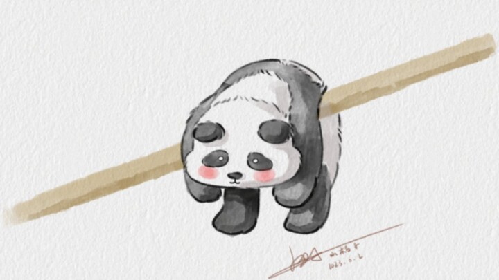 ขี้เกียจก็ขี้เกียจไป แต่ก็ไม่ได้ทำให้กินข้าวช้าลงเลย น่ารักมาก!