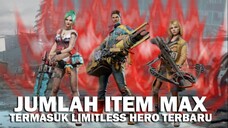 JUMLAH ITEM YANG DI PERLUKAN UNTUK SEMUA VERSI LIMITLESS HERO - STATE OF SURVIVA