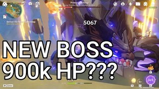 NEW BOSS: PRIMO GEOVISHAP 900k HP?! World 8 AR55 Fischl Solo boss fight