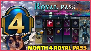 THÔNG TIN ROYALE PASS M4 | THÁNG MỚI SẼ CÓ NHỮNG GÌ, SKIN ĐẸP VÃI BÌU HAY XẤU? || PUBG MOBILE