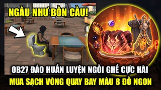 Free Fire | OB27 Đảo Huấn Luyện Ngồi Ghế Cực Hài Hước - Review Vòng Quay Bay Màu 8 Đồ Ngon