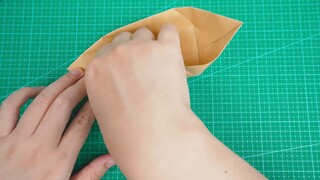 Fold a small paper boat that can be loaded with giant energy, the lines are clear and beautiful!