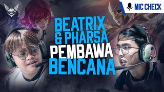 BEATRIX & PARSHA PEMBAWA BENCANA || MIC CHECK MPL S11 WEEK 5 EVOS LEGENDS VS GEEK SLATE