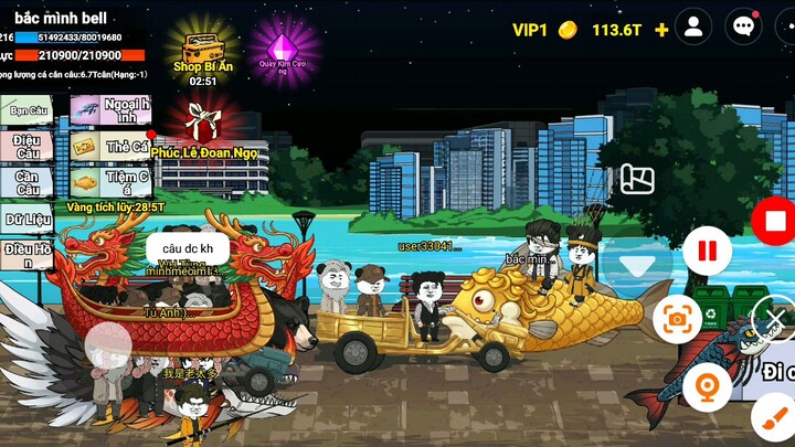câu cá vạn cân #BuildaGame #钓魂 #35042084