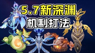 5.7版本新深渊打法机制介绍，冰与火依旧强势！深渊BUFF利好的角色更多了
