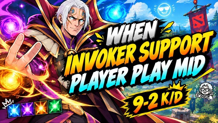 When Support Invoker Player Forced To play Mid. Role Que Adventures! 🔴Immortal Rank🔴